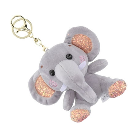 

Key Car Ring Chain DIY Hanging Pendant Fashion Elephant Doll Girl Heart