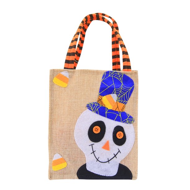 BOSTEY Halloween Decorations Pumpkin Skullss Decal Tote Bag Ghostss