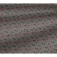 thumbnail image 5 of oneOone Viscose Jersey Medium Gray Fabric Cartoon Face & Polka Dot Sewing Material Print Fabric By The Yard 60 Inch Wide, 5 of 5