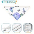thumbnail image 6 of Dog Bandana 1 Pack,Pink Butterfly Flower Pattern Bandanas for Dogs,Cat Bandana,Small/ Large Dog Bandana 2 Size,Dog Bandanas, 6 of 6