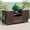 Brown, variant on 66.5" Outdoor Kitchen Island with Ample Storage and Grill Space for Big Green Egg Grills, Solid Fir Wood Grill Table Cart with Stainless Steel Top and Drawer, Heavy Duty, Brown