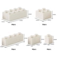 thumbnail image 2 of Juego de Bloques de Construcción Feleph 260 Piezas Blancas Compatibles, 2 of 6