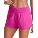 thumbnail image 1 of Shorts CRZ YOGA 2.5" Cintura Alta con Bolsillo de Malla y Cierre Morado L, 1 of 6