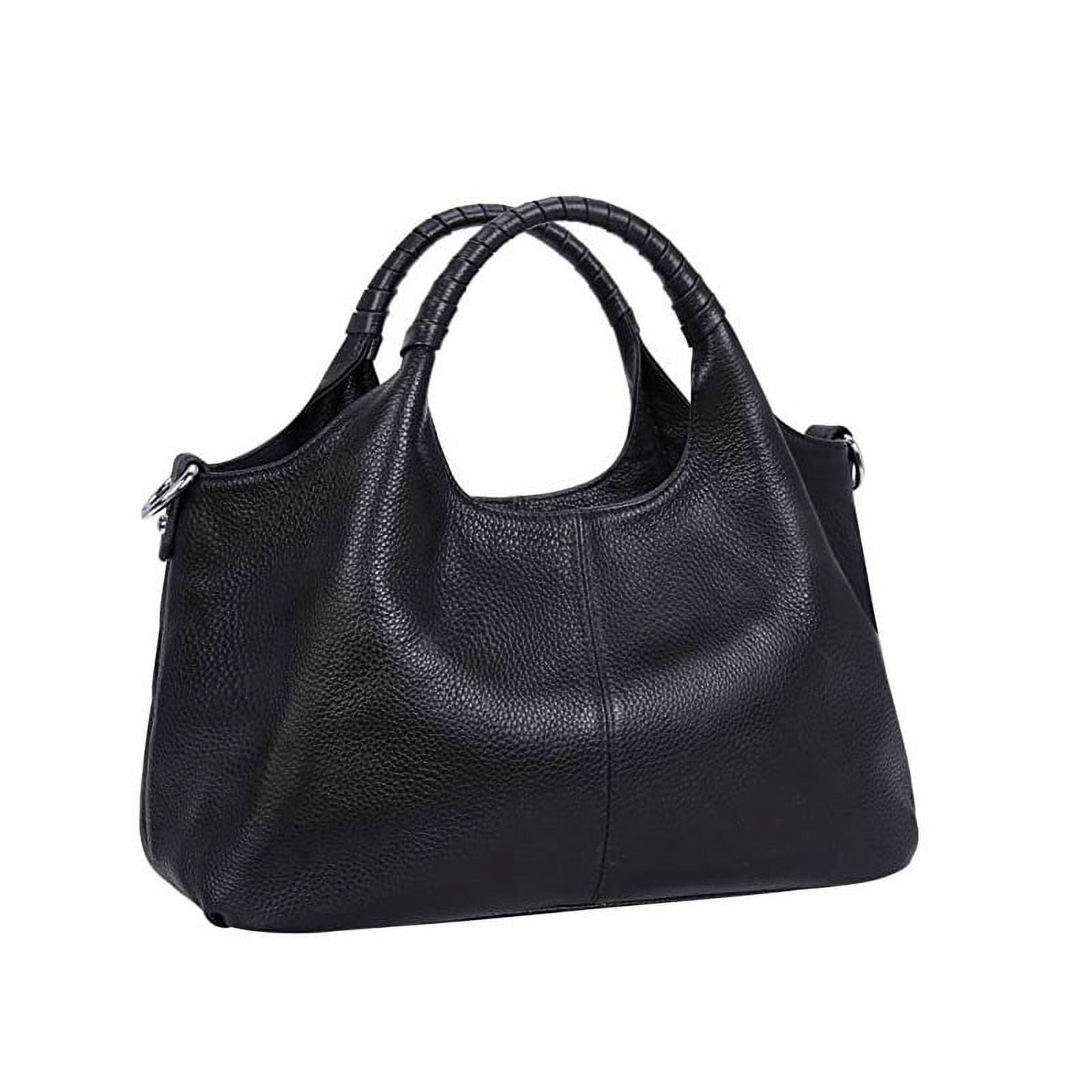 JUYGO Women Satchels Genuine Leather Top Handle Handbags Work Tote Shoulder Bags Crossbody Purses