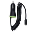 thumbnail image 2 of Cargador de coche de carga rápida portátil Cable de resorte incorporado Adaptador de cargador de encendedor de cigarrillos de coche Micro USB tipo C Methold DZ4637-02, 2 of 2