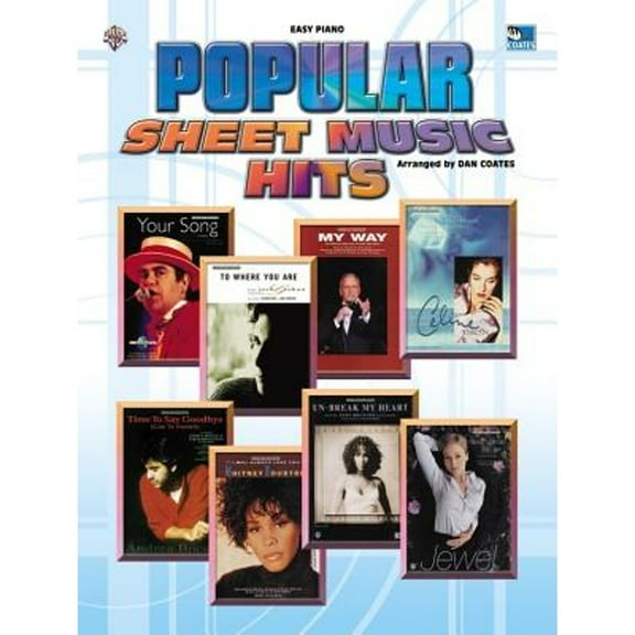 Pre-Owned Popular Sheet Music Hits (Paperback) by Dan Coates
