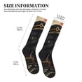 thumbnail image 2 of Lsque Adorable Kitten On Mini Train Pattern Sport Compression Socks for Men & Women 15-20 mmHg Knee High Nurse Pregnant Running Medical and Travel Athletic, 2 of 6