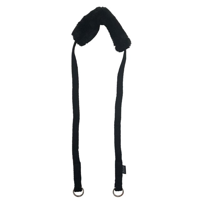 Shires - Adaptador para Dar Cuerda para Caballos de Cuero (Negro)