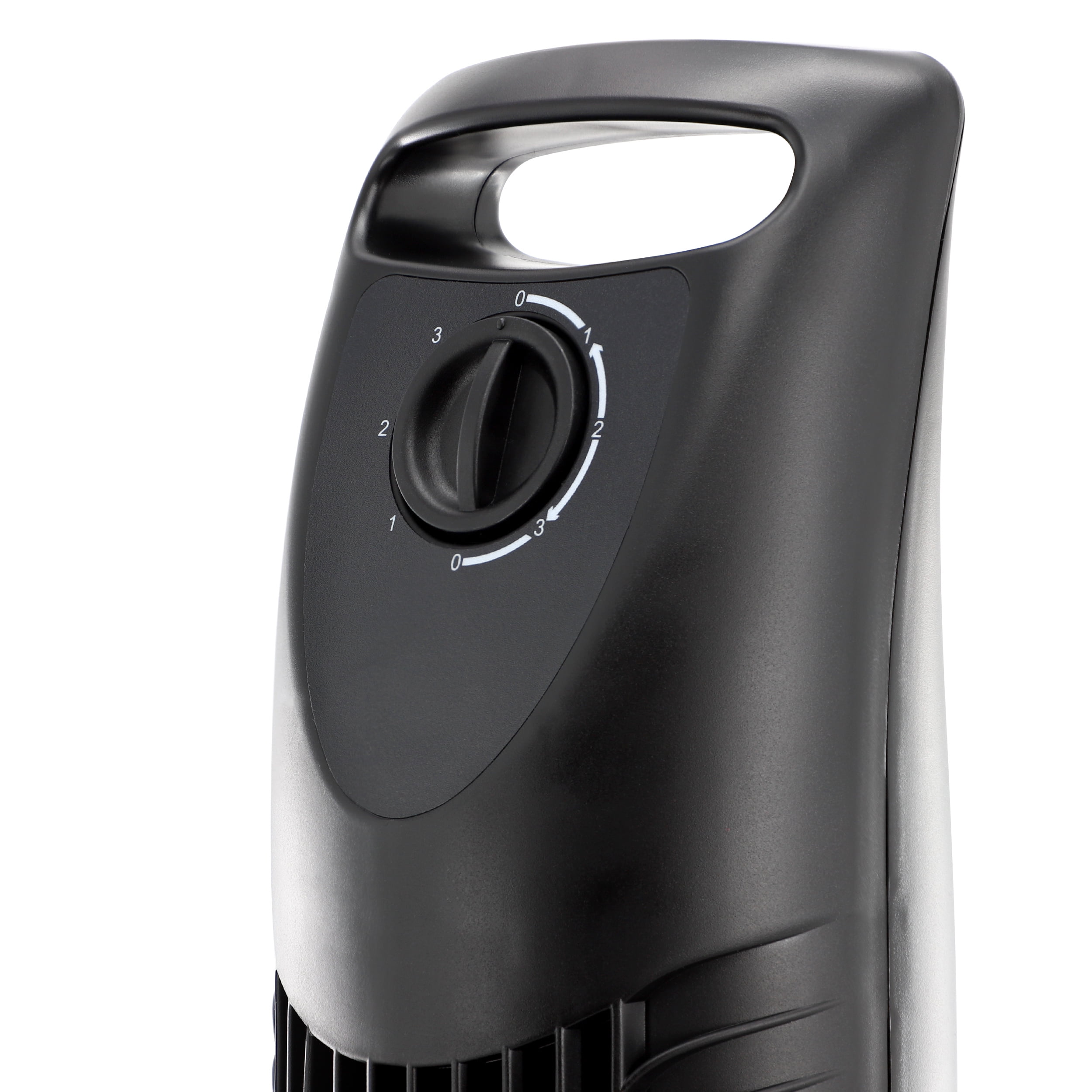 Air Monster 30 Inch 3 Speed Oscillating Tower Fan in Black
