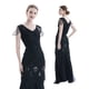 thumbnail image 2 of Vestido pequeño de banquete europeo y americano con lentejuelas y bordado hecho a mano, 2 of 6