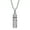 Silver, variant on Decorative Cremation Urn Necklace Jewelry Bottle Memorial Necklace Diffuser Clavicle Chain for Women