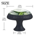 thumbnail image 4 of 4 Pcs Tropical Leaves Knobs for Kitchen Cabinet Cupboard Dresser Bookcase Drawer Pulls Handles Round Home Decor, 4 of 8
