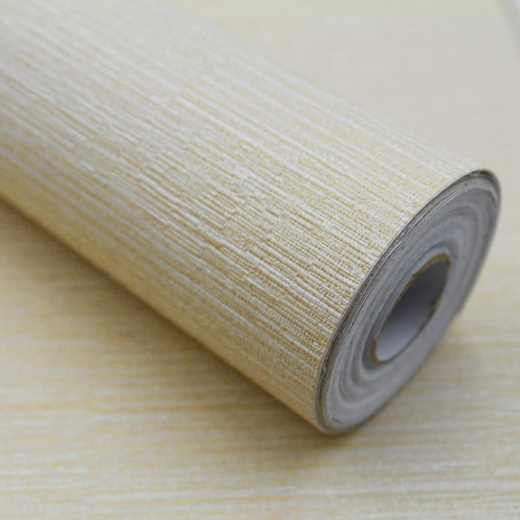 Premium Wall Paper Peel and Stick Modern 17.7" X 394"- Extra Thick, Durable & Luxurious - Textured Grasscloth Peel and Stick Wallpaper for Bathroom, Bedroom, Furniture