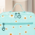 thumbnail image 3 of Conjunto de mochila de margaritas mochila de viaje Floral bolsa de viaje al aire libre de gran capacidad 3 uds., 3 of 6