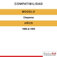 thumbnail image 2 of Cuarto Tyc Chevrolet Cheyenne 1988-1993 Lado Derecho Copiloto Posición Punta Cheyenne, 2 of 4