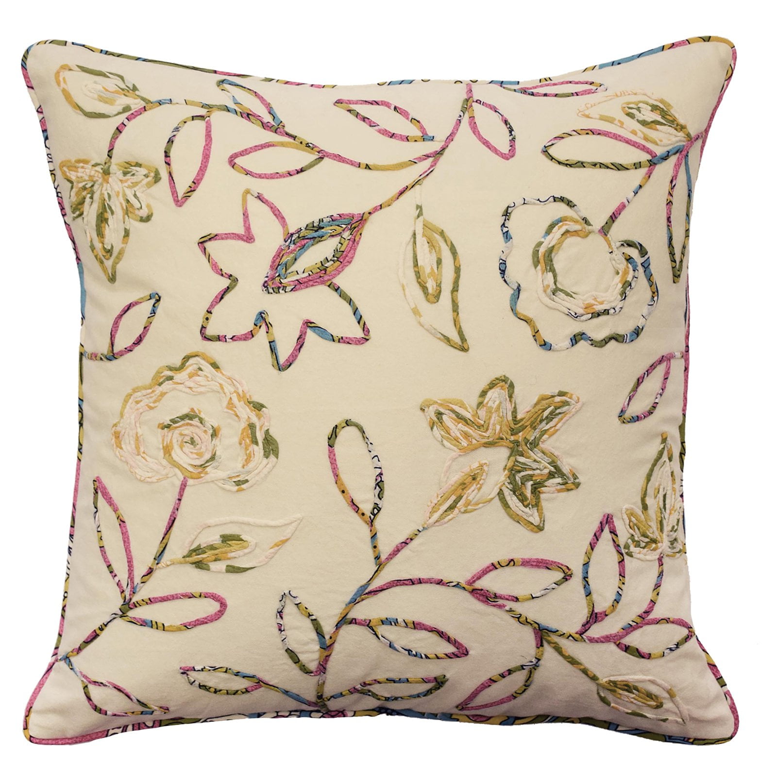 Waverly Key of Life Manipulated Fabric Pillow by Waverly