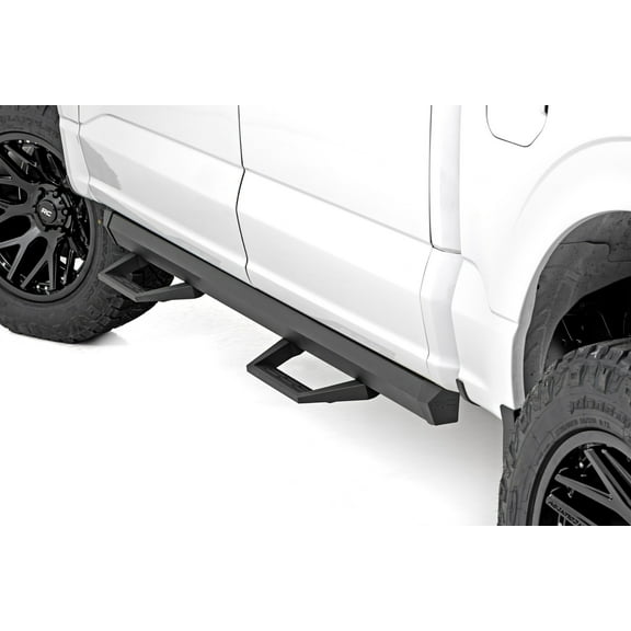 Rough Country SRL2 Adjustable Aluminum Steps for 2015-2025 Ford F-150 - 51141