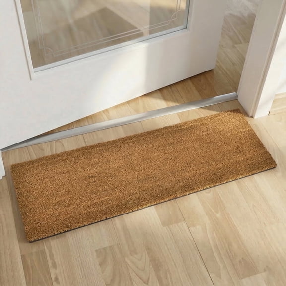 Evideco Natural Coir Door Mat 30x10 Inches - Indoor Outdoor - Front Door Mat for Entryway, Porch, Patio