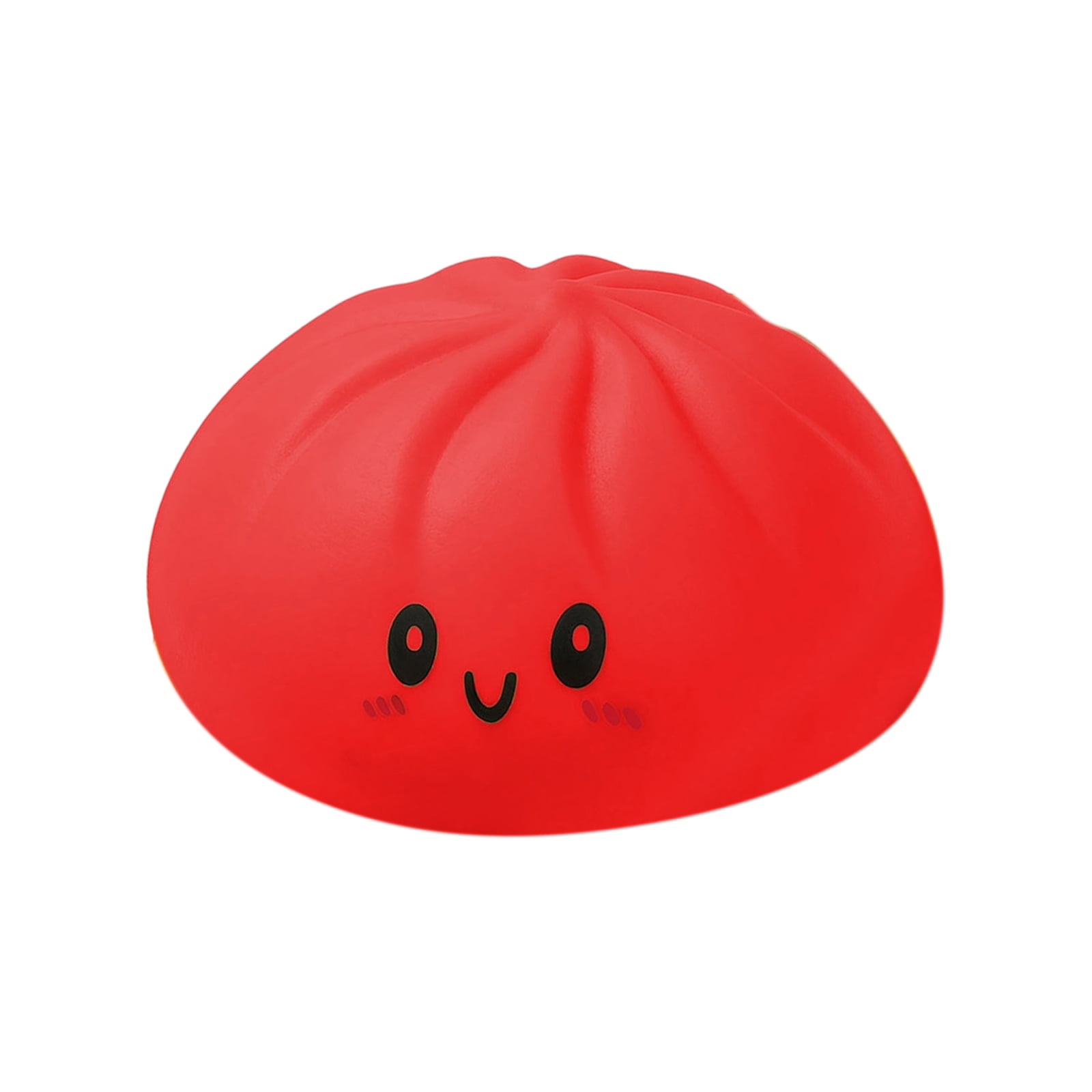 Cute Squishy Dumpling Large, Squishy Dumpling Doll with Cute Expressions, Silicone Bun Sensory Fidget Dolls, Hand Pinching Decompression Dolls