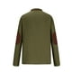 thumbnail image 4 of pstuiky camisetas de manga larga para hombre, Camisa/Top de manga larga con cuello alto, holgada, con cremallera y cuello alto para hombre salir tops m, 4 of 5