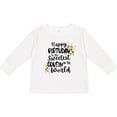 thumbnail image 3 of Inktastic Happy Birthday to the Sweetest Cousin in the World Girls Long Sleeve Toddler T-Shirt, 3 of 5