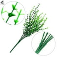 thumbnail image 3 of PULLIMORE 2 Pcs Artificial Plants Fake Farmhouse Greenery Eucalyptus Stems Plastic Lotus Shrubs Home Decor for Indoor and Outdoor, 3 of 9