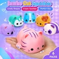 thumbnail image 2 of Pelotas antiestrés Squishy Toys Hekaty para gatos que se levantan lentamente, 6 unidades, 2 of 9