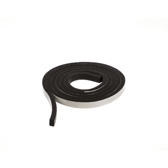 0.37 x 0.25 in. x 54 ft. Foam Tape Black Gasket