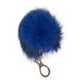 thumbnail image 2 of CC Faux Fur Cell Phone Purse Key Chain, Royal, 2 of 2