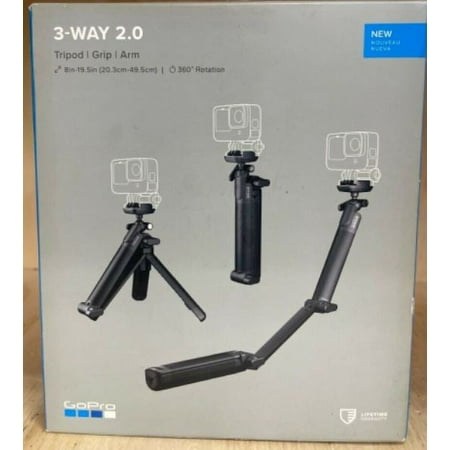 GoPro - 3-Way 2.0 19.5" Tripod - Black