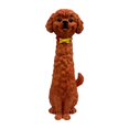 thumbnail image 1 of Figura de perro de resina, jarrón para flores, maceta, regalo decorativo, maceta artística Marrón, 1 of 9