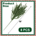 thumbnail image 3 of JEWLALO 18" Norfolk Pine Branches for Vase Filler - 8 Pack Christmas Greenery Stems, Real Touch Artificial Plants for Table Centerpieces Christmas Home Decorations, 3 of 10
