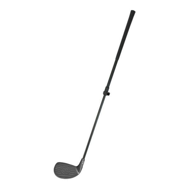 Mango ergonómico ajustable para chipper de golf, cabeza de PP ligera y empuñadura de goma. Gris