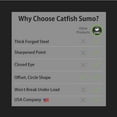 thumbnail image 3 of Catfish Sumo 25 pcs Heavyweight Circle Fishing Hooks, 3 of 11