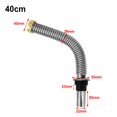 thumbnail image 3 of Bathroom 40/60Cm Stainless Steel Sink Siphon Waste Drain Flexible Pipe Hose, 3 of 9