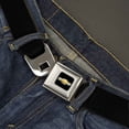 thumbnail image 2 of Chevy Bowtie Fcg Black Gold 1.0" Chrome Black Webbing Web Belt 1.0" Wide, 2 of 2