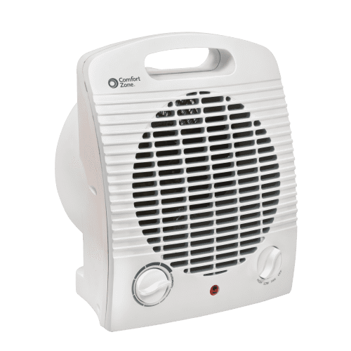 Comfort Zone Cz35 Portable Heater With Thermostat White Walmart Com