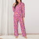 thumbnail image 2 of Balery Colorful Donuts 1 Conjunto de Pijama con Estampado para Mujer, Conjunto de Dos Piezas con Manga Larga, Ropa de Dormir Suave con Bolsillos, Pijamas Cómodos-Large, 2 of 7