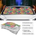 thumbnail image 5 of Fuzoiu Colorful Dinosaur Print Car Windshield Sun Shade,Block Uv Rays Sunshade,Foldable Front Window Sun Visor Protector for Car,SUV,Truck-Keep Vehicle Cool-Colorful Dinosaur, 5 of 8