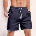 thumbnail image 6 of OHGOD Mens Shorts Casual Cargo, Short Men, Cargo Shorts for Men Relaxed Fit, 1 * Man Shorts - Navy - M, 6 of 6