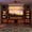 Brown-3-Piece 3-Tier Shelves Cabinet Set, variant on ATJafurn Walnut Finish Expandable Media Console 4-piece Set for 70/75/85/100 Inch TV, Mid-century Modern Wooden TV Stand with Drawers for Living Room
