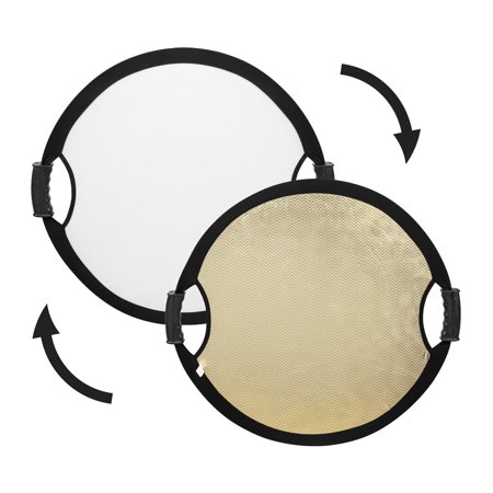 UPC: 0192223077478 | Glow Circular Collapsible Reflector with Handles (22   Wave Gold/White)