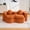 Orange, variant on Convertible Sleeper Sofa – Modern Folding Futon, Corduroy Floor Foam Loveseat, Full-Size Guest Bed with 2 Pillows – Space-Saving for Apartment, Living Room, Bedroom