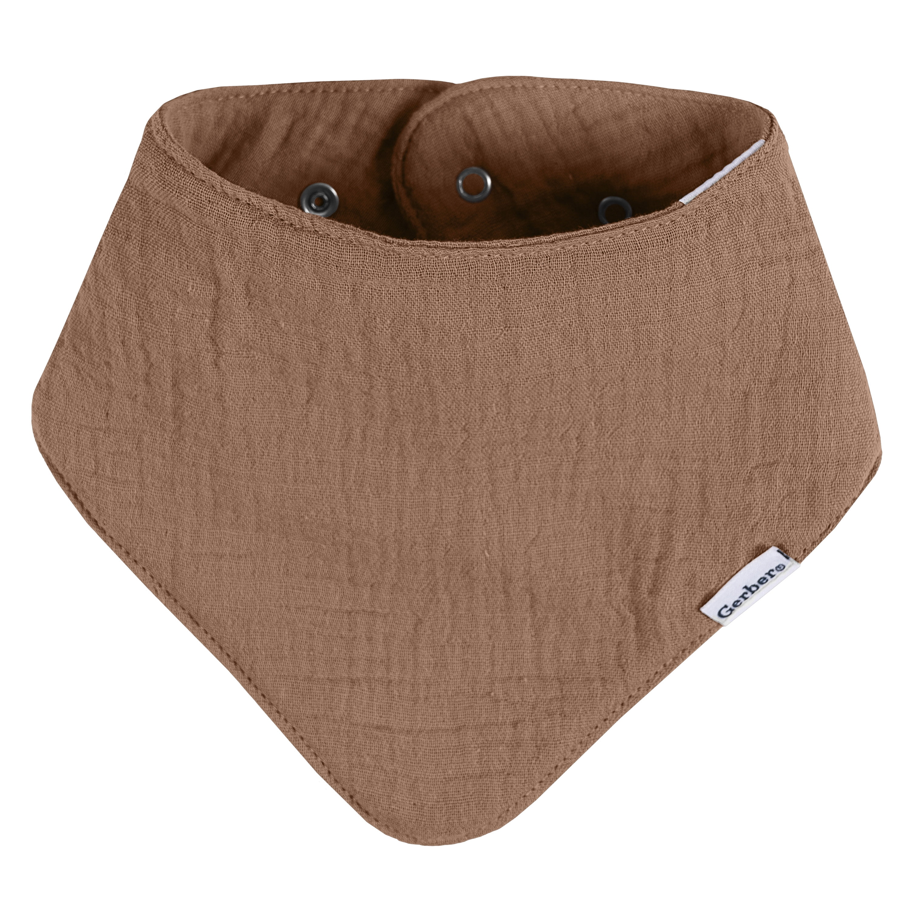 Gerber Baby Neutral Muslin Bandana Bibs, 10-Pack, One Size