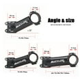 thumbnail image 2 of BUCKLOS BK1 MTB Stem 31.8mm 17 Degree Aluminum Alloy Bike Stem, 70-90mm Super Light Black Mountain Bike Stem, 2 of 6