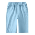 thumbnail image 5 of Bovxnpu Boys Shorts School Sports Boys School Uniform Shorts Elastic Waist Trousers, 5 of 7
