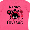 thumbnail image 4 of Inktastic Valentine's Day Nana's Lovebug Boys or Girls Toddler T-Shirt, 4 of 5
