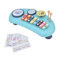 thumbnail image 3 of Toy Xylophone, Music Education Effect Attractive Color Simple Operation ABS Material Baby Xylophone  For Gift For Home Blue, 3 of 8