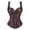 Purple, variant on Costume Corset Tops for Women, Bustier Shapewear Lingerie,Lace Tied Renaissance Overbust Corset Push Up Bodysuit