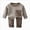 A59-Coffee, variant on Newborn Baby Boy Clothes Waffle Striped Long Sleeve Sweatshirt Pullover Tops and Pants Sets Fall Winter Outfits(Coffee,1-2 Years)
